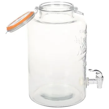 

Transparent High Borosilicate Glass Kitchen Storage Bottle Store Food Ingredient Candy Biscuit Storage Jar Home Organization 1.8