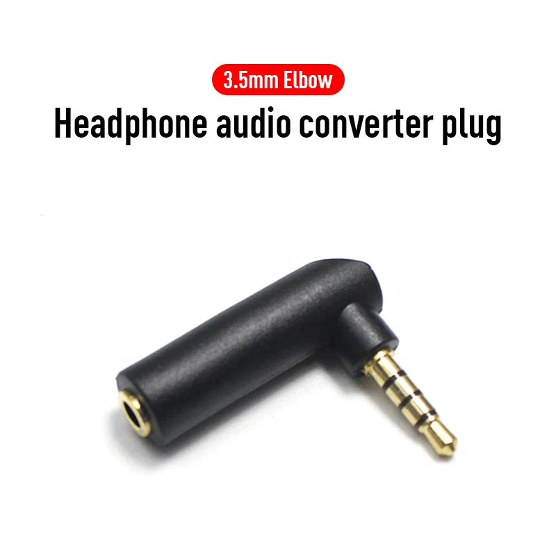 

1/3/5pcs Alloy Material 3.5mm Stereo 90 Degree Right Angle Female 3.5mm 3Pole Male Audio Plug L Shape Jack Adapter Connector