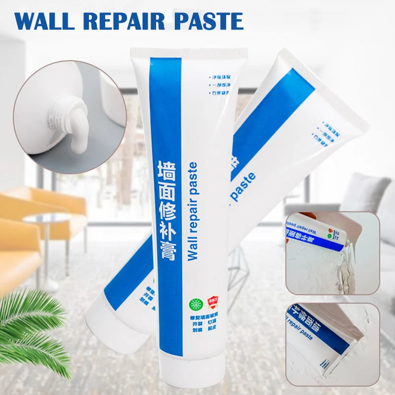 

Wall Crack Repair Cream Waterproof Non-corrosive Formaldehyde Paste Wall Repair Paste MU