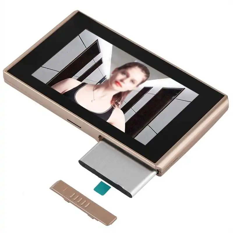 4300E 720P Digital Visor de puerta cámara Digital timbre visor para puerta 2 millones de píxeles 4.3in de pantalla LCD de visión nocturna de timbre