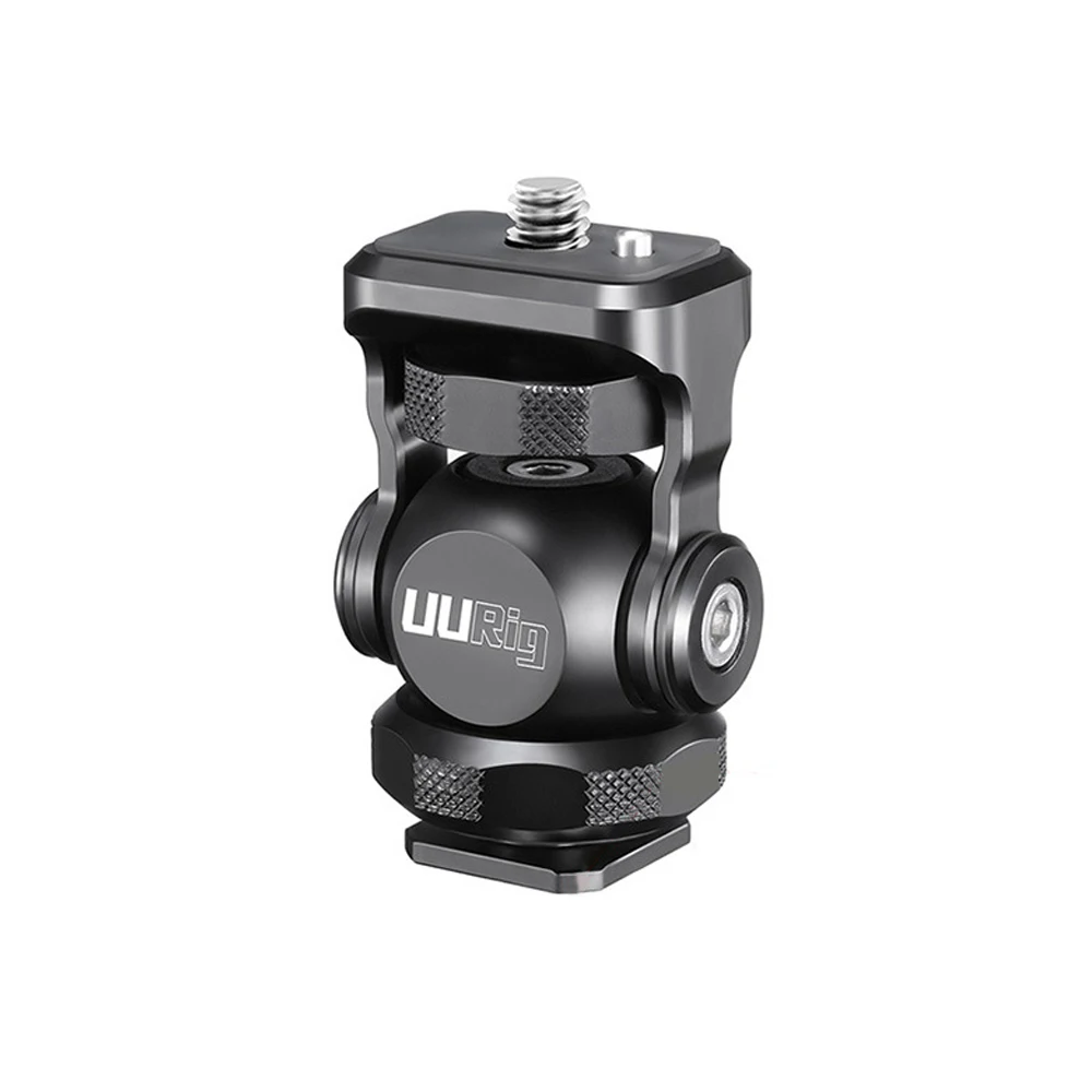 

UURig R015 Monitor Bracket Mini Ballhead With Cold Shoe Mount Gimbal Rig for Sony Canon Nikon DSLR Camera Accessories Smartphone