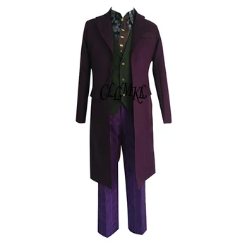 

Joker Cosplay Suit Full Set Outfits Men's Halloween Costumes Custom Made Any Size