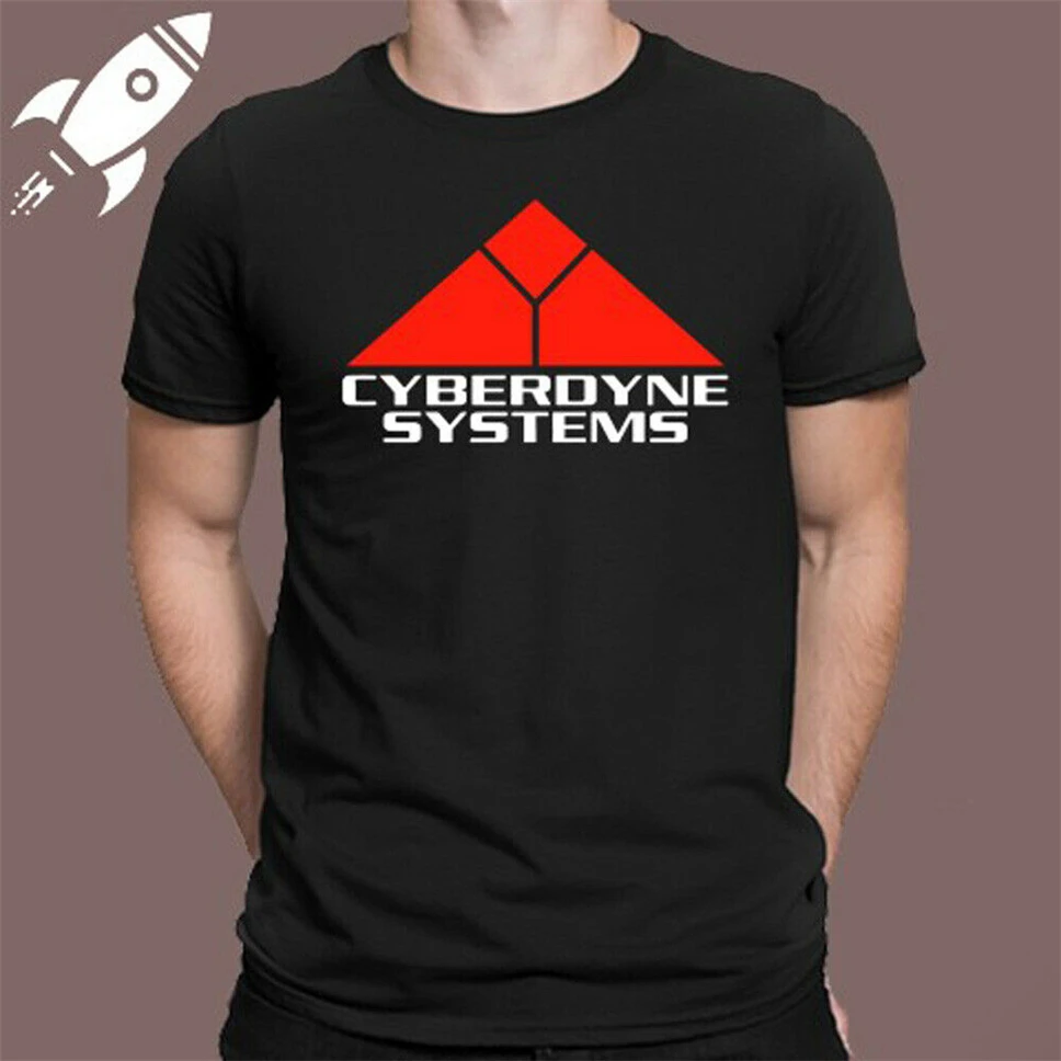 Cyberdyne System Terminator логотип мужская Черная Футболка размер S M L Xl 2Xl 3Xl футболка на