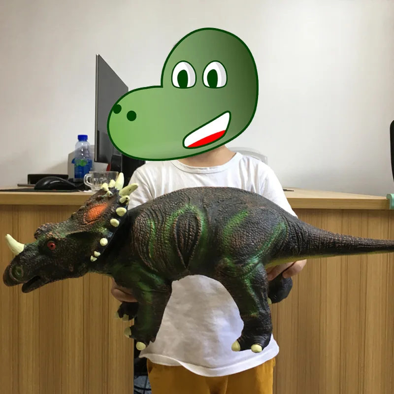 Игрушка динозавра негабаритная Реплика T-REX быстрый и яростный Дракон мягкая пластиковая модель животного мальчик подарок стойло Лидер продаж