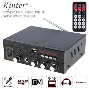 

Bluetooth Digital Audio Player Car Amplifier FM Radio Stereo Player Support SD / USB / DVD / MP3 with Remote Control for Car