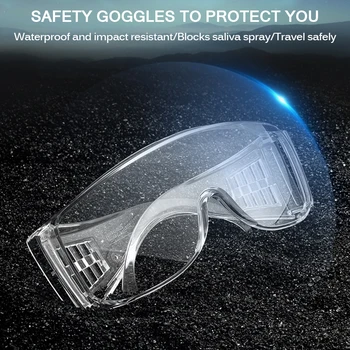 

Durable Safe Eye Protection Goggles Children Protective Glasses Eyes Unique Louver Transparent Goggles For Droplets Wind