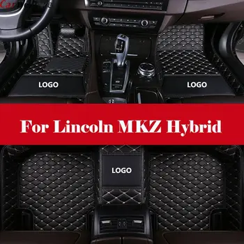 

Car Styling LHD car accessories car Floor Mats Leather Front&Rear Waterproof Car Floor Mat For Lincoln MKZ Hybrid