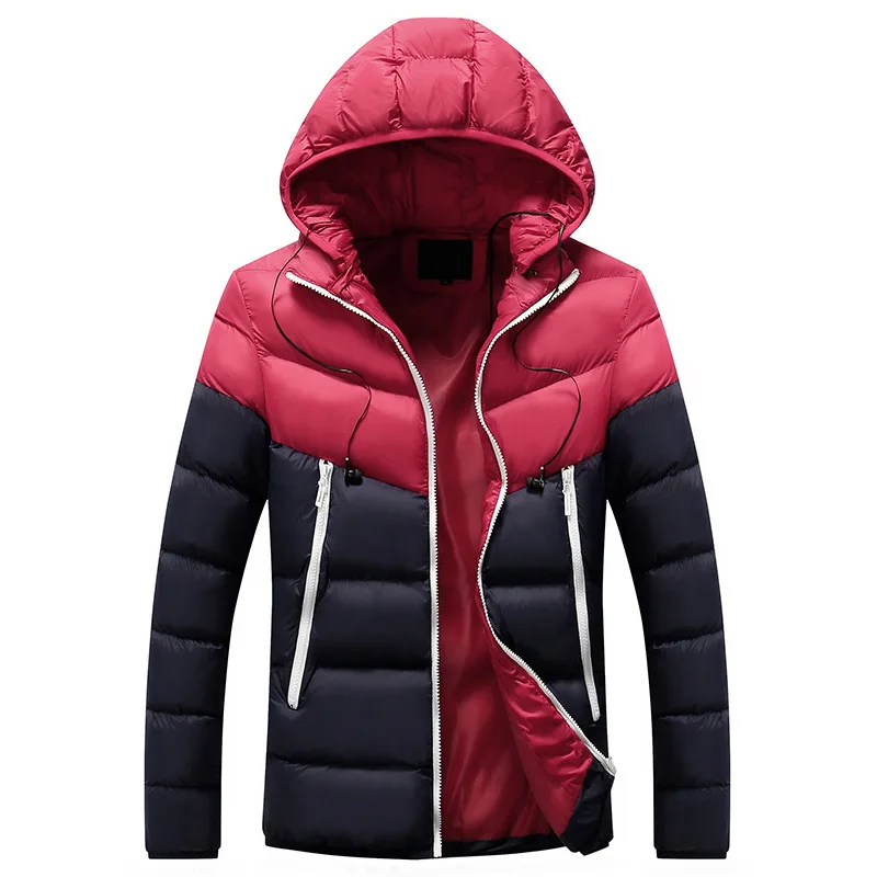 Бренд BOLUBAO, зимняя куртка, теплая, толстая, однотонная, мужская, повседневная, с капюшоном, портативная, гарнитура, с капюшоном, Мужская парка, пальто