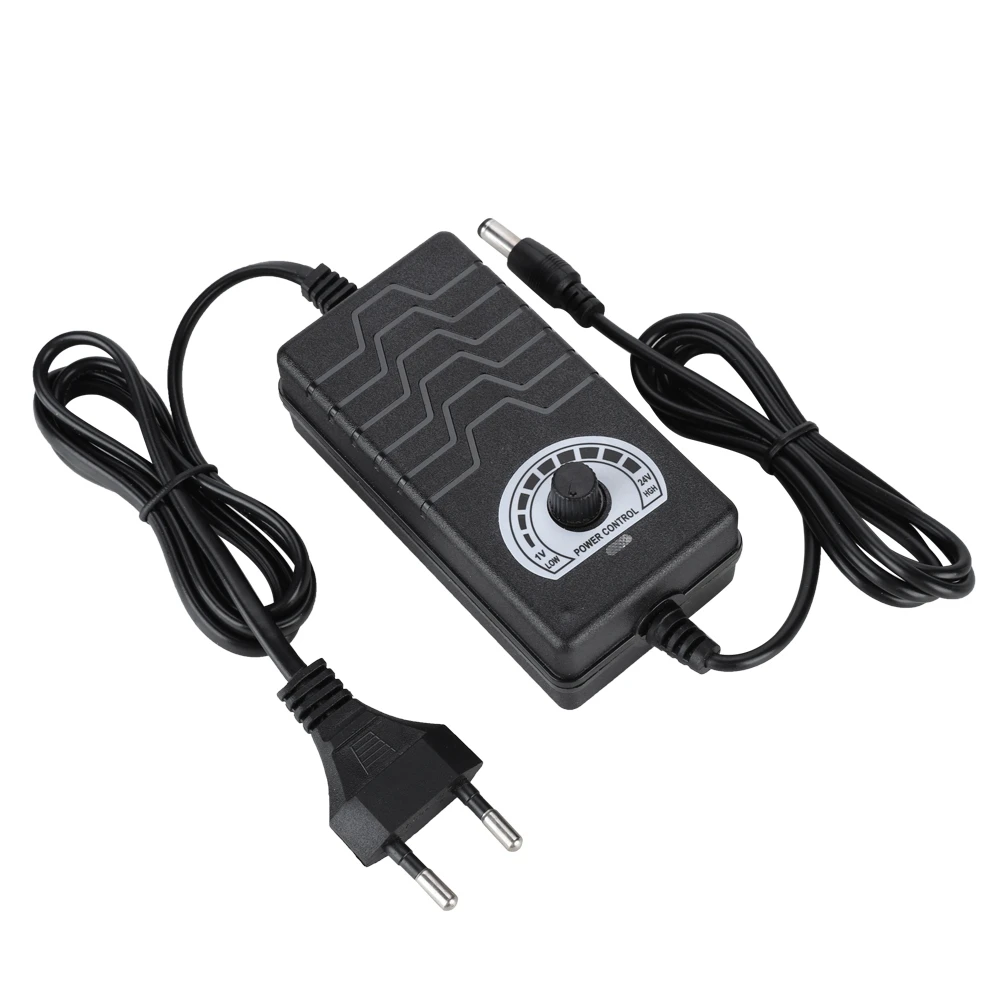 

New Power Adapter 48W 2A 1-24V Adjustable Voltage Power Adapter Motor Speed Control 100-240V Power Adapters EU Plug Dropshipping