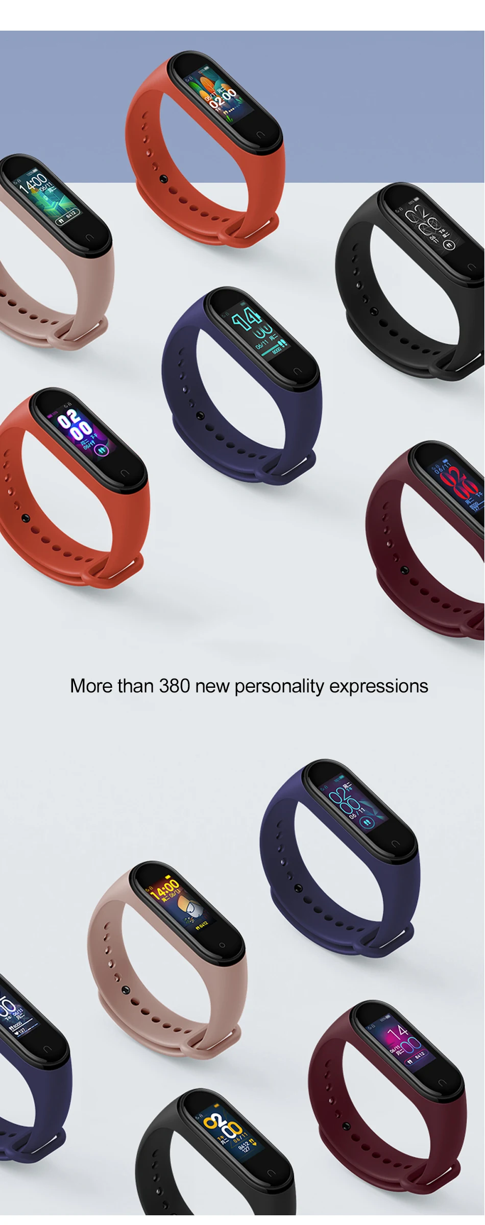 Глобальная версия опционально Xiaomi mi Band 4 умный Браслет Пульс фитнес 135 мАч большой цветной экран Bluetooth 5,0 mi band