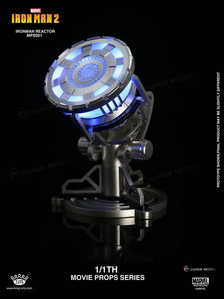 

Marvel Ark Man Reactor Iron And Steel Mk2 Alloy Second Generation Dirty Furnace Chest Lamp DIY Garage Kit Static