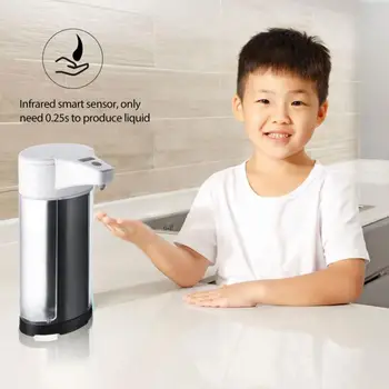 

400ML Automatic Sensor Soap Dispenser Infrared Sensor Waterproof Soap Dispenser Touchless Hand Washer