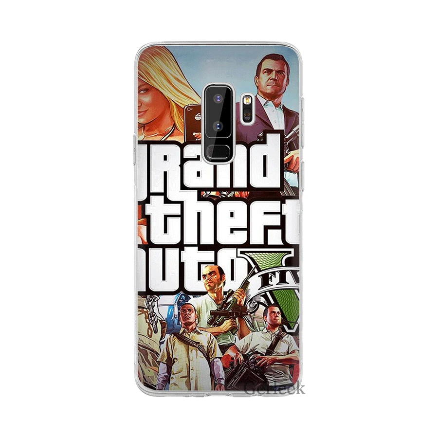 Мобильный чехол для телефона для Samsung Galaxy J1 J2 J3 J5 J7 твердый переплет GTA 5 защиты оболочки