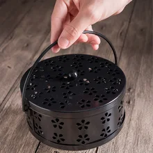 Железный подвешиваемый москитный ладан коробка противопожарная безопасность домашний интерьер Москитная стойка