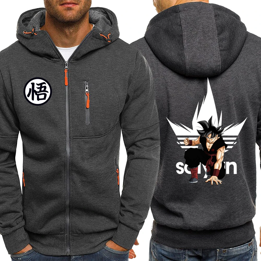Mens Hoodies Anime Dragon Ball Z Casual Sweatshirt Sportswear Streetwear Hoodie Men 2019 Autumn Winter Zip Hooded Jacket Hoody Mens Hoodies Anime Dragon Ball Z Casual Sweatshirt Sportswear Streetwear Hoodie Men 2019 Autumn Winter Zip Hooded Jacket Hoody