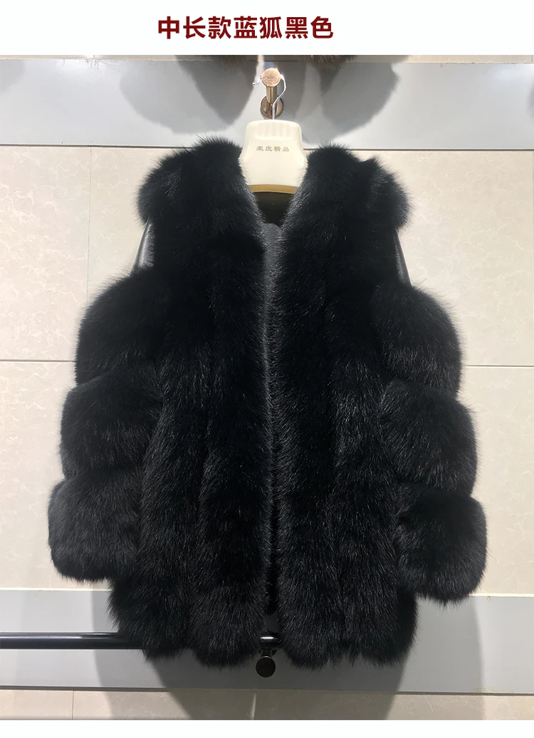 ZDFURS* натуральный мех, Лисий мех, шуба, дизайнерское, для девушек, зимнее, действительно Лисий мех, шуба, съемный, натуральный мех, шуба, Женская