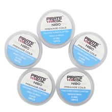 Нагревательный провод NI80 высокая плотность Clapton предварительно построенные катушки для электронной сигареты RDA RTA RBA атомайзер мод