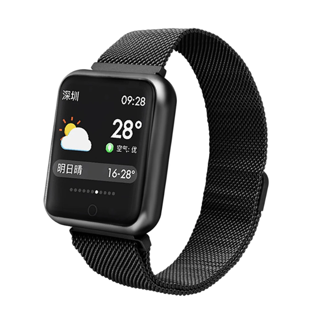 

Smart Wristband Fitness Tracker Watch Health Heart Rate Band Blood Pressure Waterproof Smart Bracelet for Men Women Smartband