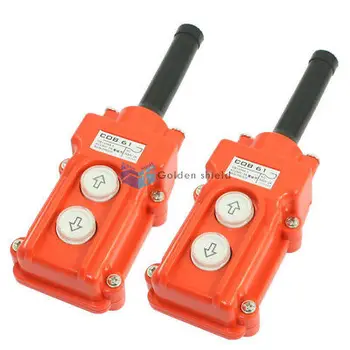 

2pcs Forward Reverse Control Momentary Push Button Switch AC 250V 5A