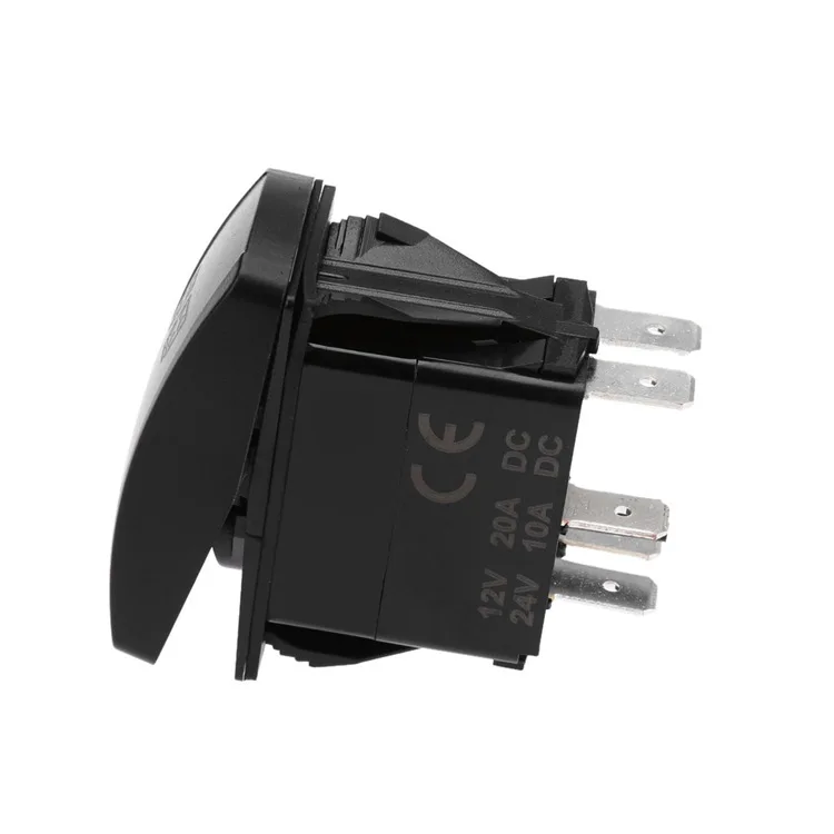 12V20A рабочий свет автомобиля модифицированный переключатель ВКЛ-ВЫКЛ пятиногий автомобильный источник питания с светодиодный переключатель типа корабля
