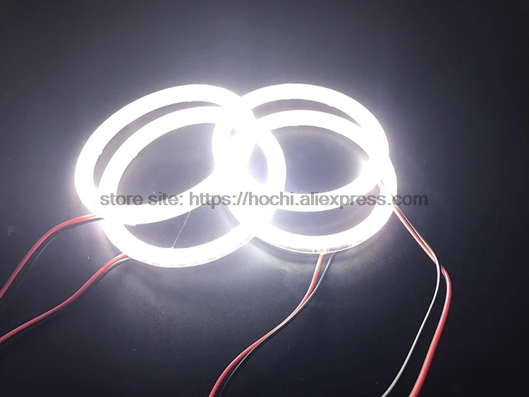 HochiTech SMD белый светодиодный angel eyes halo Кольцо Комплект дневного света DRL для Infiniti M(Y51) M25L M35hL M35 M37 M56 Q70 11'-14