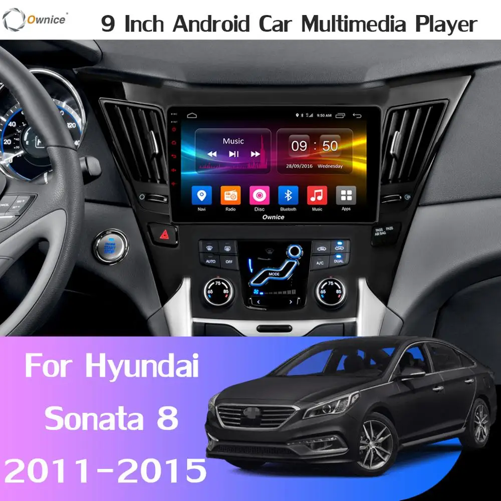 360 панорамная 4 * камера Android 9 0 + 64G Автомобильный плеер для Hyundai Sonata 8 2011 2012 2013 2014 2015