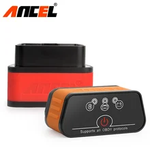 ELM327-escáner Ancel iCar2 icar 2 para coche, lector de código de diagnóstico con Bluetooth, Real V1.5 para Android Phone, herramienta de diagnóstico de torsión