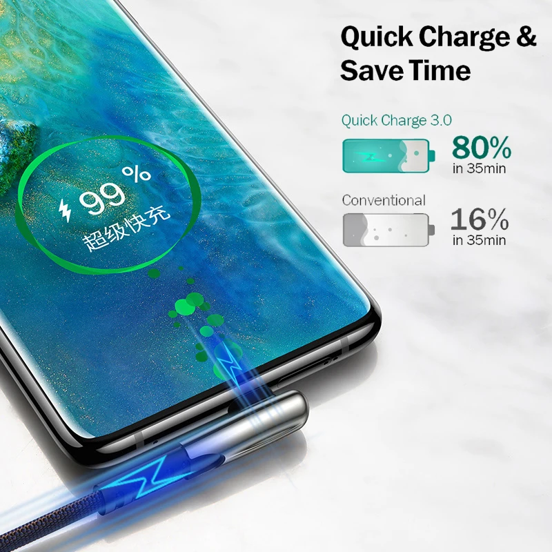 Кабель Micro USB C Тип Micro провод Быстрая зарядка для samsung USB-C type-C USBC 3M адаптер USB кабель type C USB шнур Micro
