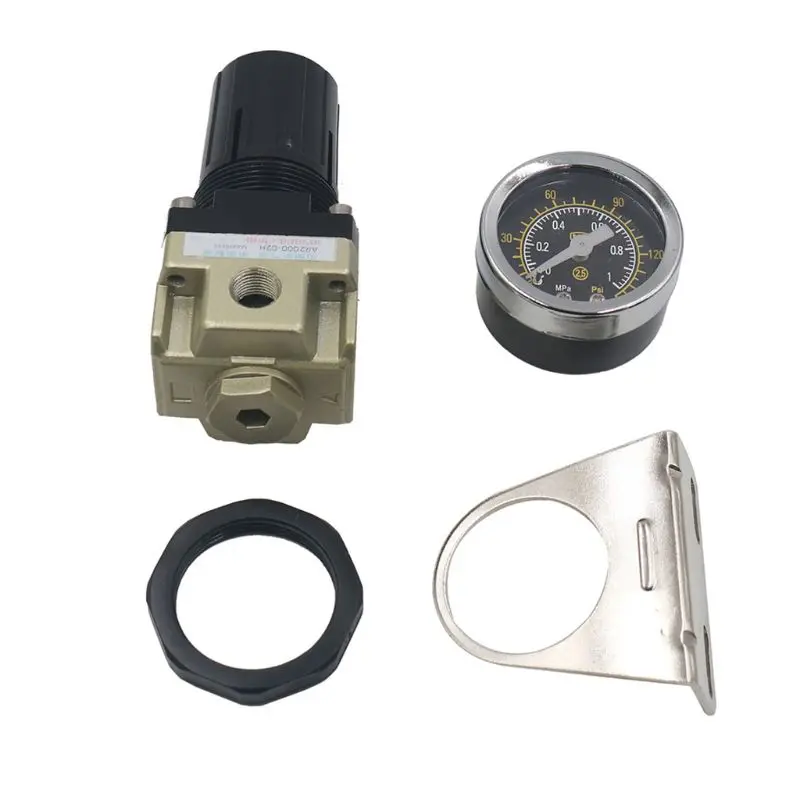 

AR2000-02 Air Pressure Regulator for Air Compressor System Gauge Pneumatic Valve