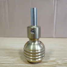 Самоблокирующийся круглый захват татуировки Тяжелая трубка татуировка машина пистолет часть Автоматическая блокировка ручка профессиональная поставка для мощных художников