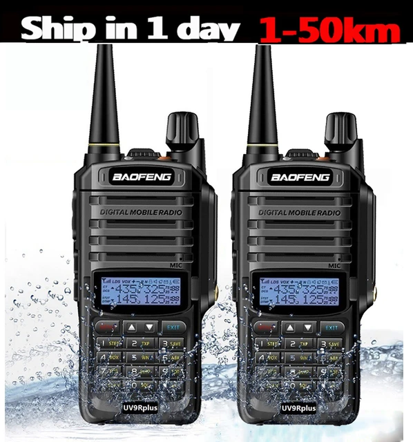 Baofeng 15W UV-9r Plus VHF UHF Dual Band Waterproof Walkie Talkie