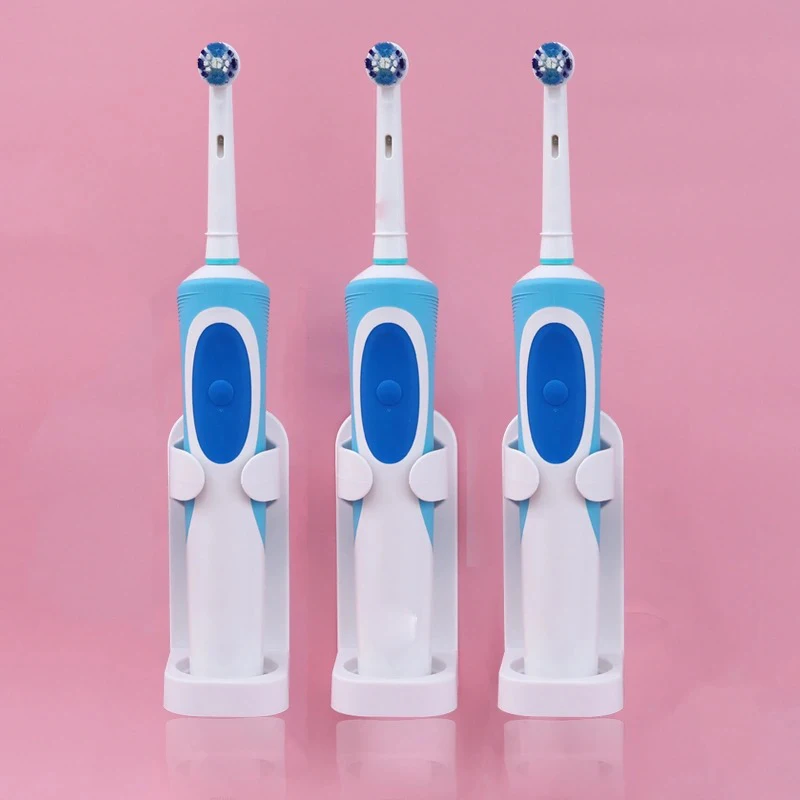 Creative Traceless Stand Rack Toothbrush Organizer Electric Toothbrush Wall-Mounted Holder Space Saving Bathroom Accessories