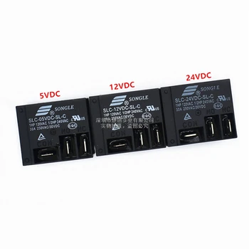 

10PCS/lot Power relays SLC-05VDC-SL-C SLC-12VDC-SL-C SLC-24VDC-SL-C 30A T91 HF2100 A set of conversions 5PIN