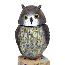 Защитники ветра действия Сова-приманка Отпугиватель отпугиватель птиц для сада Dekoracja ogrodu Tuindecoratie RT99