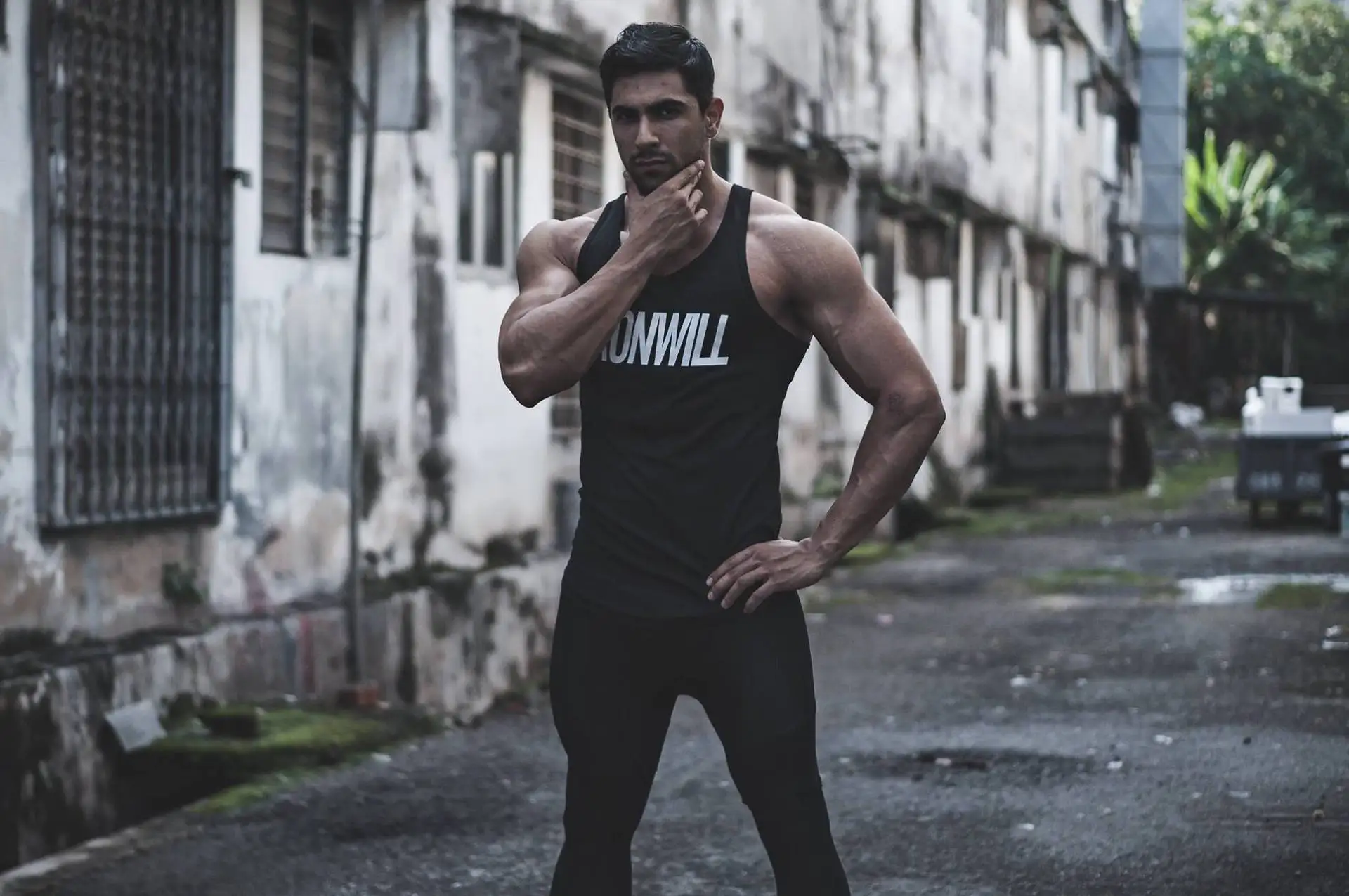 Ironwil, спортивный жилет для мышц, стиль, спортивный жилет, дышащий, быстросохнущий, облегающий, эластичные, тренировочные топы, жилет для фитнеса