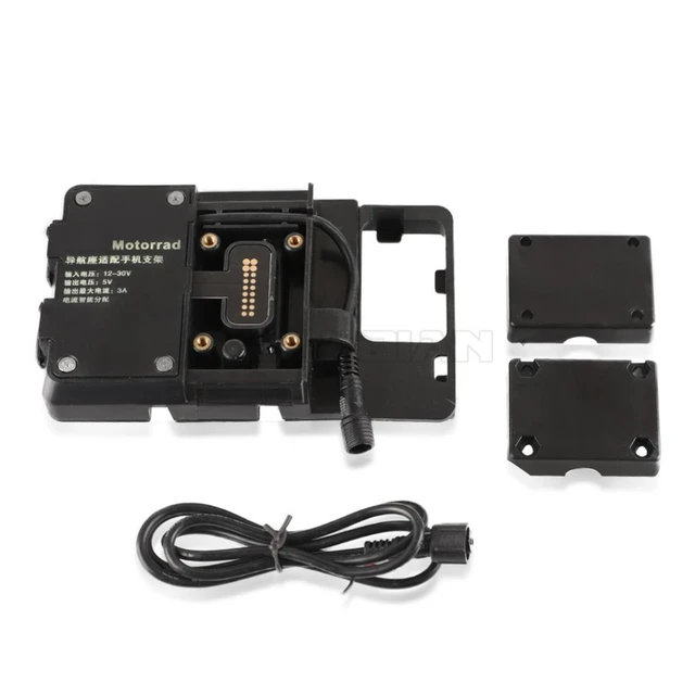 Motorcycle Navigation Bracket USB Mobile Phone Charging For BMW R1250GS Adventure R1200GS LC ADV R1200 R1250 GS R 1200 1250 GS black
