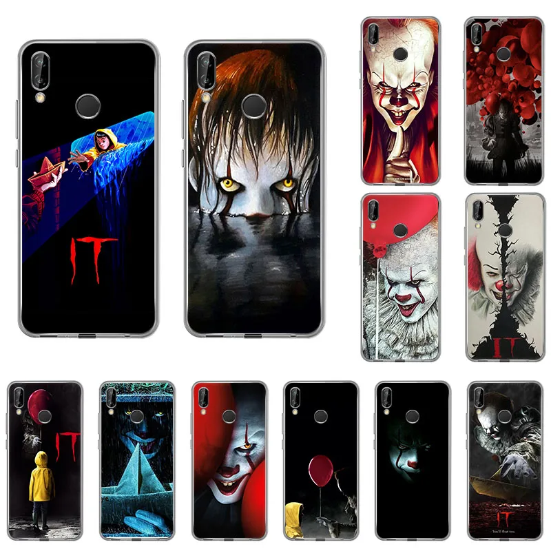 Movie IT Clown Horror Joker Silicone soft phone case for Huawei honor 20Pro 9X 10 8S 8a 20i 8X 9Lite 7A 10i 7s 9i 9 View 30 20
