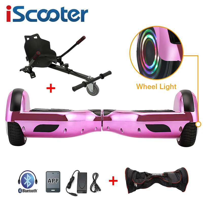  6.5 Inch For Child + Aart Chair Hoverboard App Smart Electric Scooter Two Wheels Self Balancing Ele - 4000380593787
