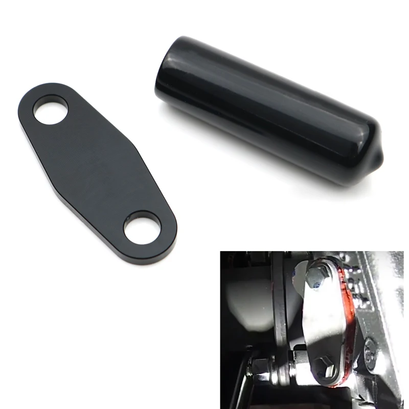 

For Yamaha WR250R 2008-2018 WR250X 2008-2014 Motorcycle Accessories Smog Block Off Plates Cover CNC Billet Aluminum