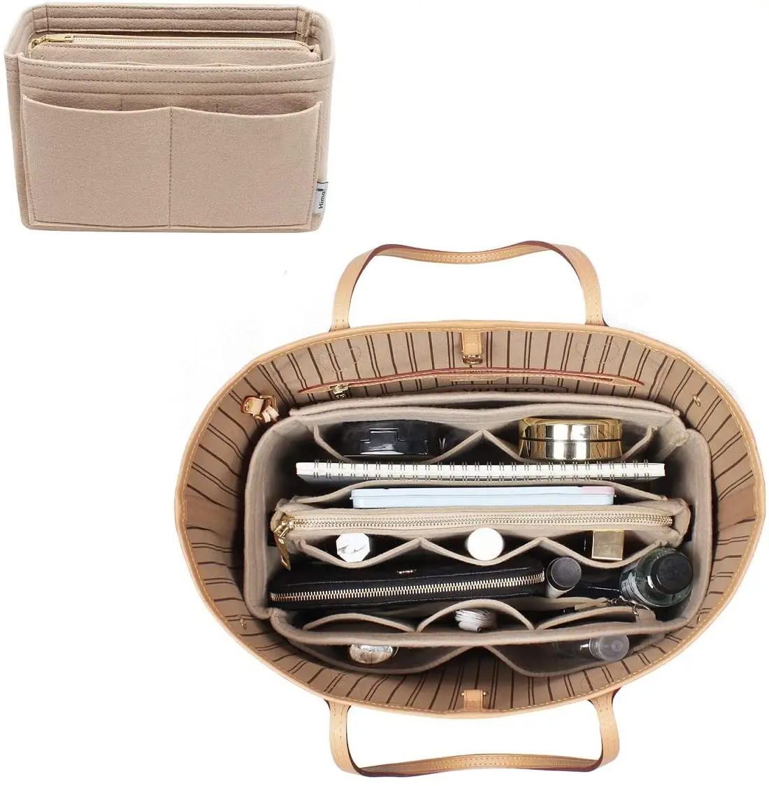 Handbag Organizer Purse Organizer Felt Bag Organizer Purse