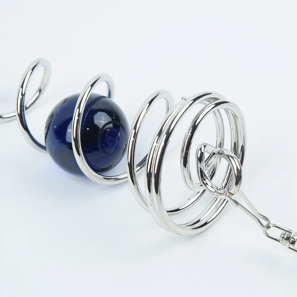 1 шт. спиральные вращающиеся ветровые колокольчики металлические украшения