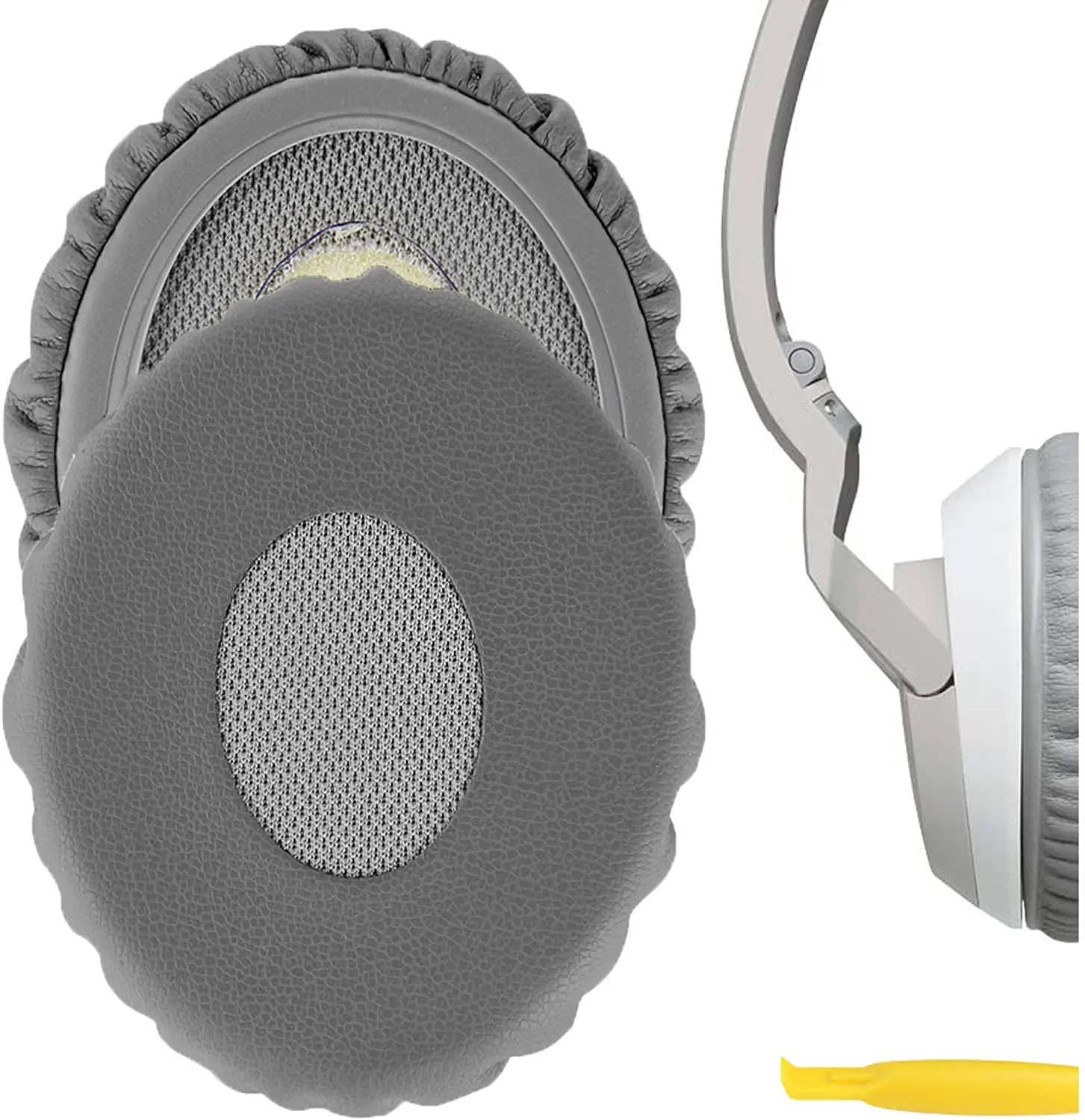 Geekria QuickFit протеиновые кожаные Сменные амбушюры для Bose On-Ear OE2 OE2i вкладыши