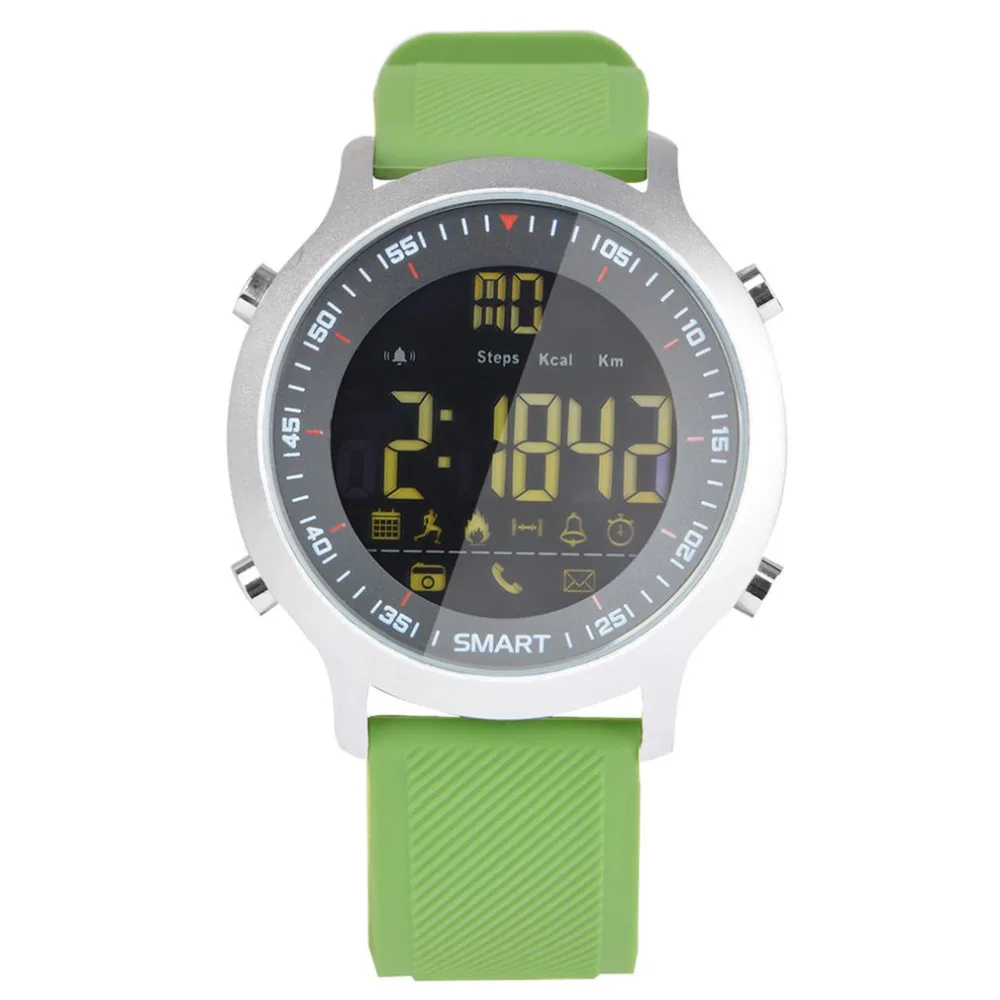 EX18 Sports Smart Watch Step Counter Phone Information Alarm Clock Reminder Bluetooth Waterproof Luminous Dial Wristwatch