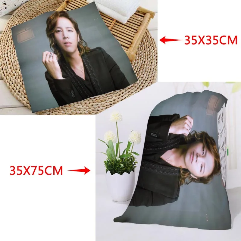 35x35 см, 35x75 см полотенца на заказ KPOP Jang Keun Suk печатные квадратные полотенца микрофибра Абсорбирующая сушка банные полотенца мочалка - Цвет: 11