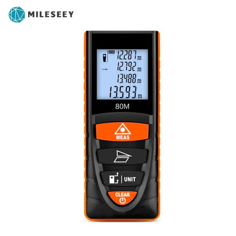 Лазерный измеритель Mileseey расстояние D8 80 м лазерный измерительный прибор