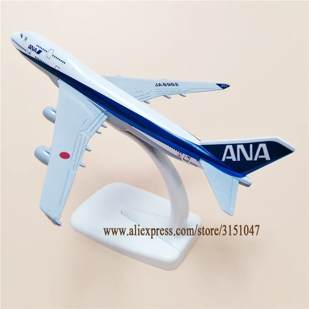 16 см Air Japan ANA B747 Boeing 747 Airways Airlines металлический сплав модель самолета литье под