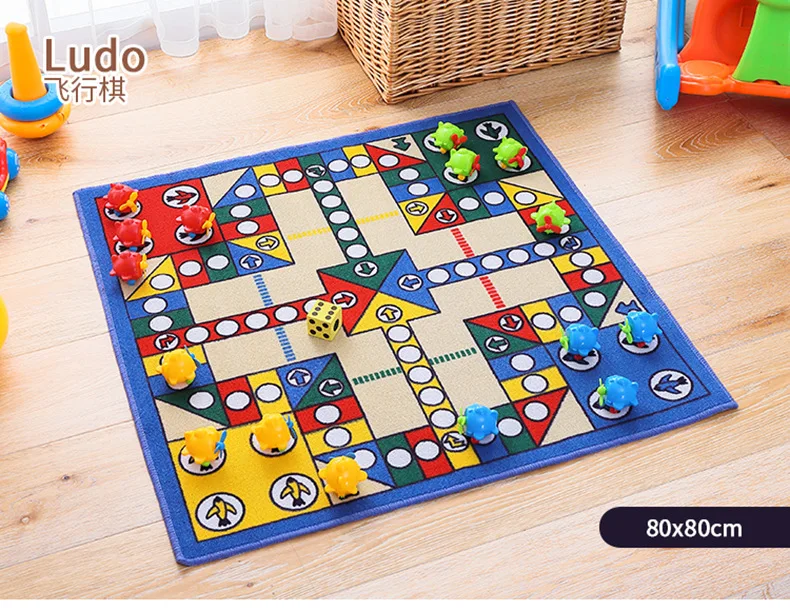 Children Aeroplane Chess Game Carpet Mat Household Bedroom Living Room Teapoy Table Seat Cushion Baby Anti-slip Crawl Pad Sub