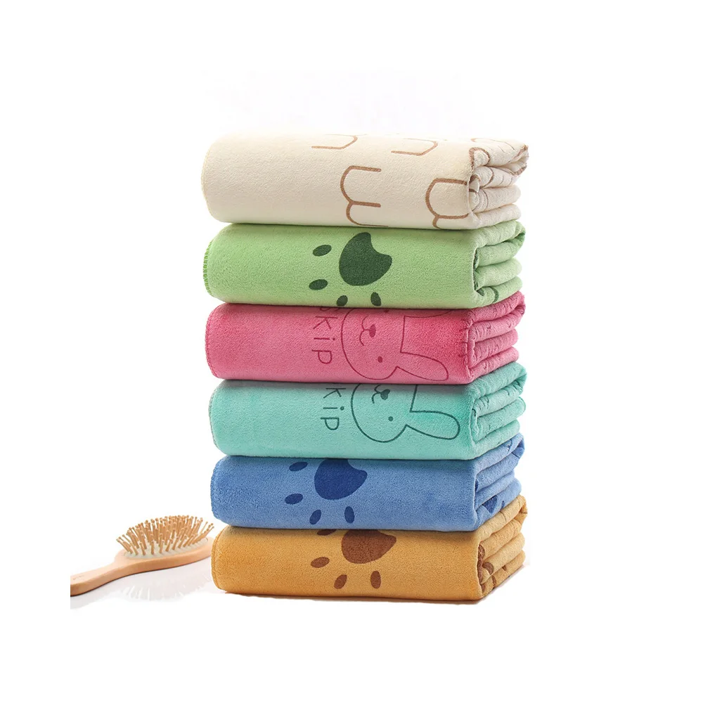 

Microfiber Fabric Printed Bath Towel 70*140cm Rabbit Head Quick-Dry Adult Absorbent Beach Towel Hot Sale