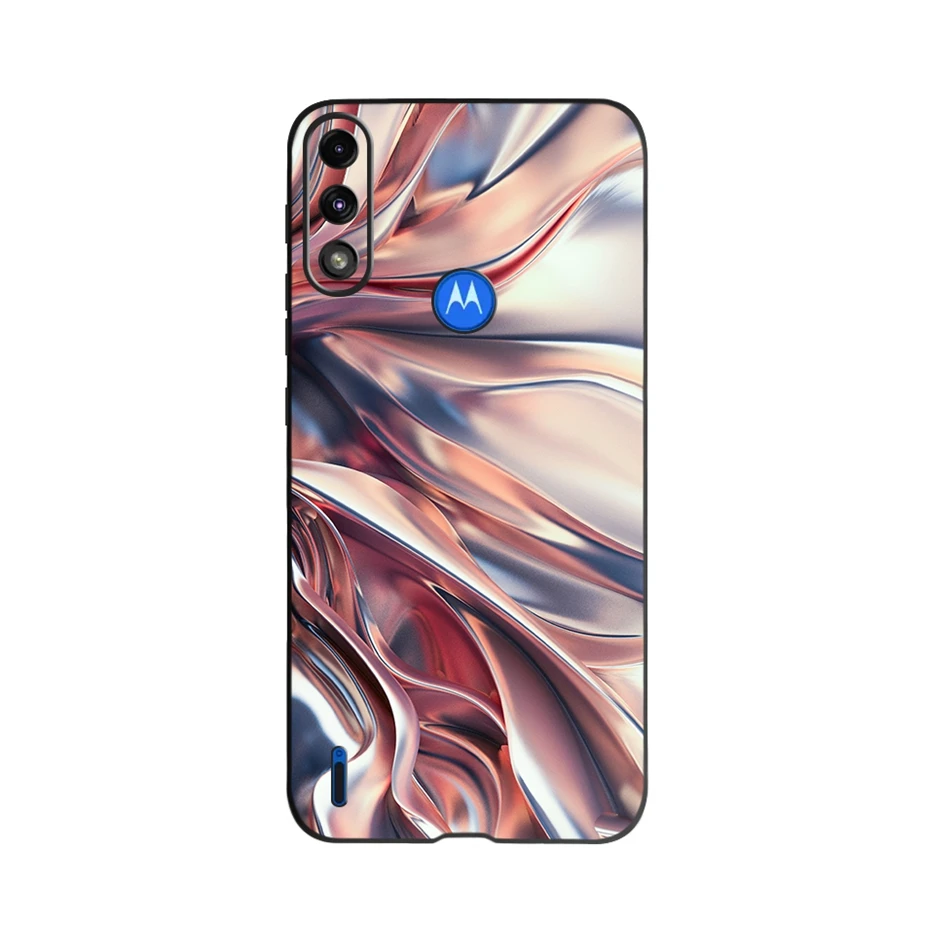 Durable Silicone Phone Back Cover - Soft TPU Protection for Motorola Moto E7 Series