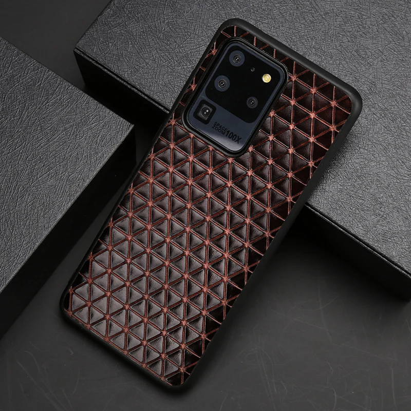 Кожаный чехол для телефона Samsung S20 ультра S10 S10e S7 S8 S9 Note 8 9 10 плюс A7 A8 A20 A30 A40 A50 A70 A51 A71